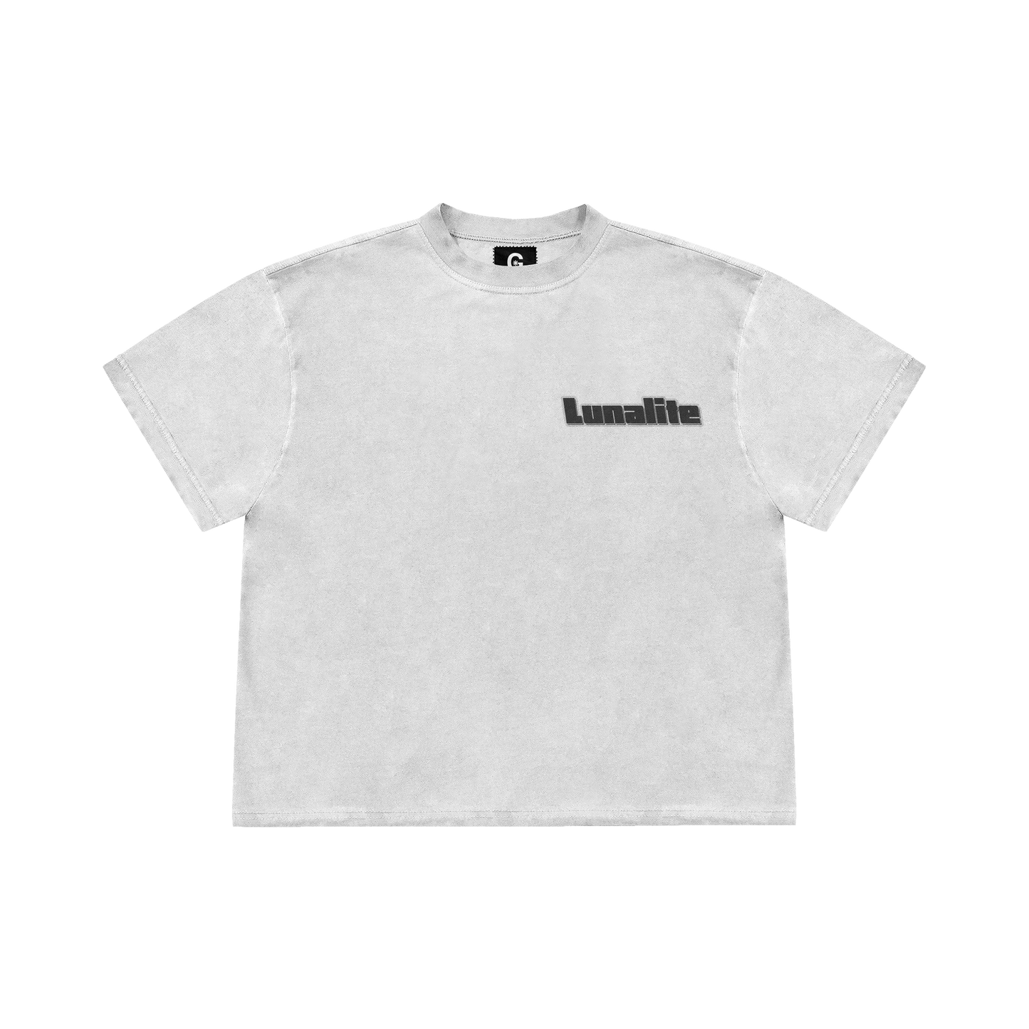 unisex Ασπρο Lunalite tee