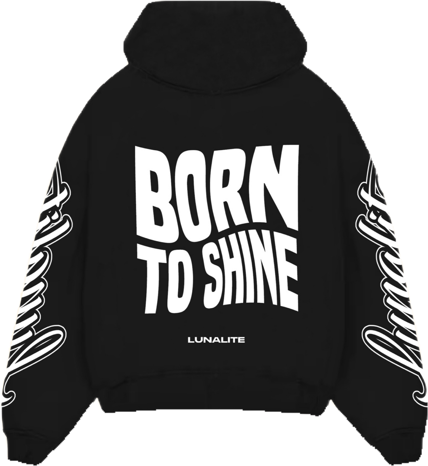 Lunalite zip up Unisex Μαύρο
