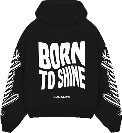 Lunalite zip up Unisex Μαύρο